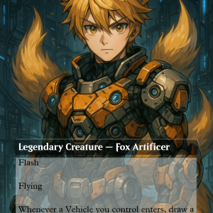 Miles “Tails” Prower – Cyberpunk Fox Artificer Commander
