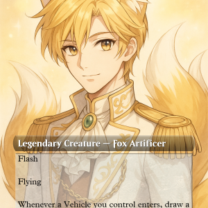 Miles “Tails” Prower – Shoujo Style MTG Commander Custom Card