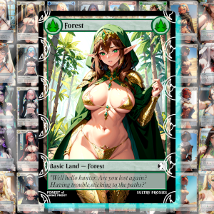 MTG Basic Forest Proxy