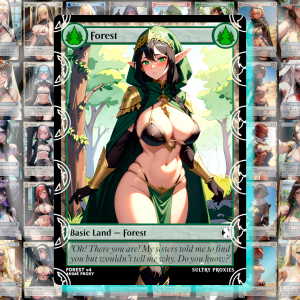 MTG Basic Forest Proxy