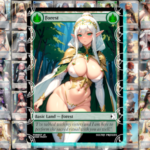 MTG Basic Forest Proxy