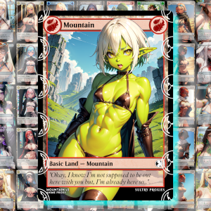MTG Basic Mountain Proxy
