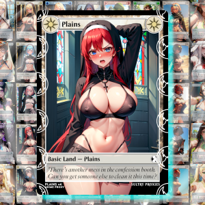 MTG Basic Plains Proxy