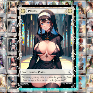 MTG Basic Plains Proxy