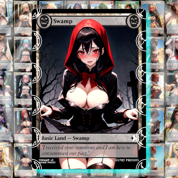 MTG Basic Swamp Proxy