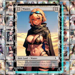 MTG Basic Wastes Proxy