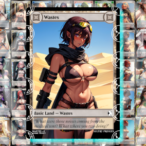 MTG Basic Wastes Proxy
