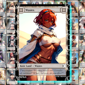 MTG Basic Wastes Proxy
