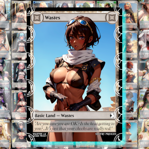 MTG Basic Wastes Proxy