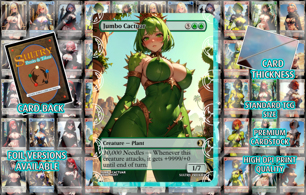 Jumbo Cactuar Proxy | Sultry Proxies Fan-Made Accessory for Playtesting - Image 3