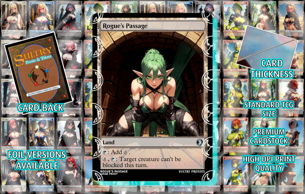 MTG Rogue's Passage Proxy