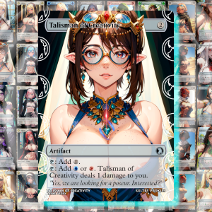 MTG Talisman of Creativity Proxy