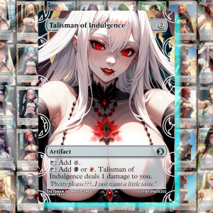 MTG Talisman of Indulgence Proxy