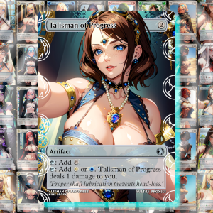 MTG Talisman of Progress Proxy