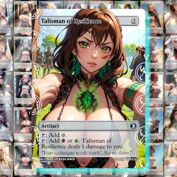 MTG Talisman of Resilience Proxy