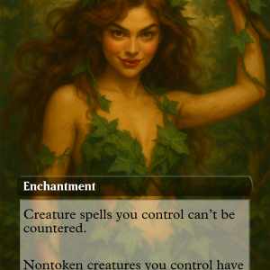 Rhythm of the Wild – Enchantress of Ferocity MTG Card (Fantasy Pantheon Style)