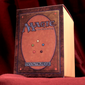 Vintage Magic The Gathering Deck Box (50,60,75,80,100 Cards) - MtG Alpha Homage "Proxy" Deckbox Commander EDH